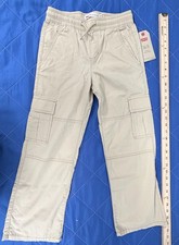 Levi  s Pull On Twill Khaki Pants NWT MRSP 40 Girls Size 7 Beige Elastic Waist