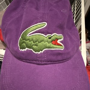 Lacoste Pink Baseball Cap with Green Crocodile Patch Lacoste Men main image 3