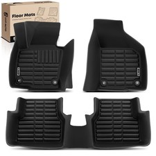 YHTAUTO Floor Mats Fit 2009-2017 Volkswagen Tiguan, TPE All Weather Car Mats ...