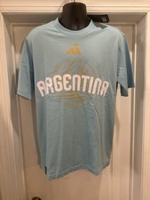 Argentina World Cup 26 Adidas Men’s Size Large T Shirt 