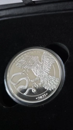 2025 Germania Mint Malta Golden Eagle Limited Edition 1oz 99.99 Silver Proof