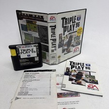Triple Play Gold Edition Sega Genesis CIB Complete W/Original Case & Manual #D10