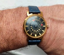 Ernest Borel Vintage Kaleidoscope Cocktail Automatic Incastar Watch Running