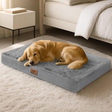 Indestructible Dog Beds for Large Dogs Orthopedic, Chew Proof Dog Bed 42 Inch...