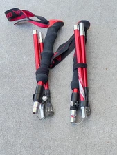 Set of Bisinna Aluminum Folding Trekking Poles 95-110CM W/Bag  .. 95A