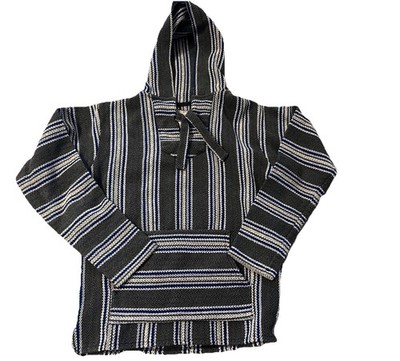 Miguel Geraldo Pull Over Hoodie Men s Mexican Blanket Baja Large