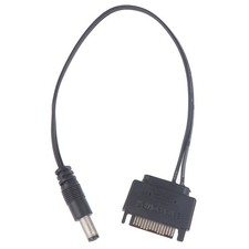 1Pc SATA Male To DC 5.5 2.1mm 12V power supply SATA to DC Cable 20W4E..X