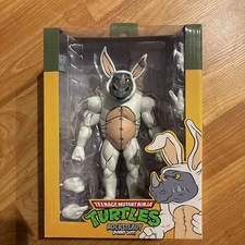 NECA TMNT Teenage Mutant Ninja Turtles (1987 Cartoon) Bunny Suit Rocksteady