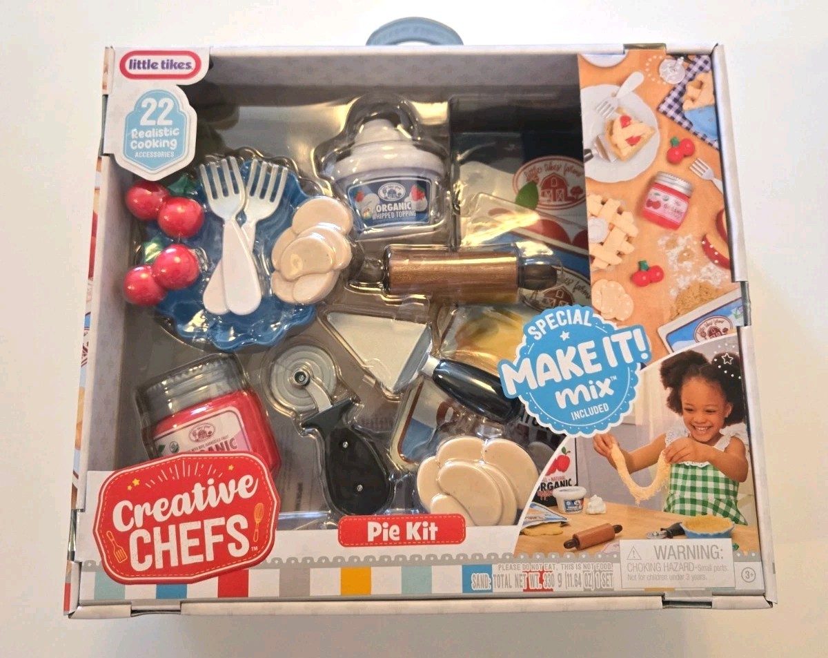 Little Tikes Creative Chefs Pie Kit w/ 22 Accessories & Make