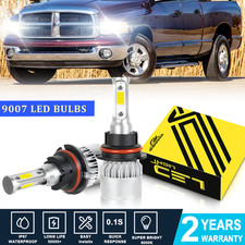 6000k LED Headlight High Low Bulbs Combo for Dodge Ram 1500 2500 3500 2002-2005