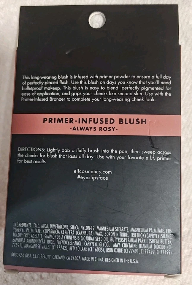 e.l.f Primer-Infused Blush, Long-Wear, Matte, Bold, Lightweight, Blends Easil... - Image 2 of 2