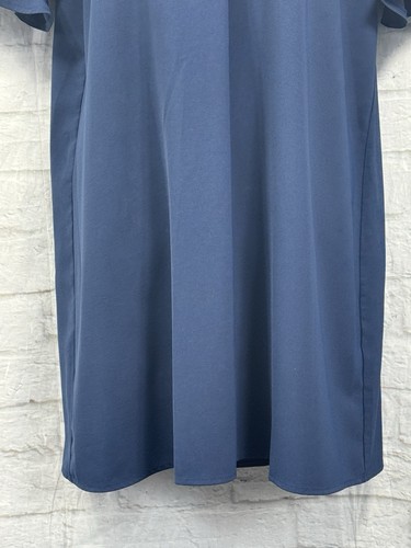 Famulily Navy Blue Shift Dress Size M 14 Short Puff Sleeve Tunic Light Cottage - Bild 3 von 11