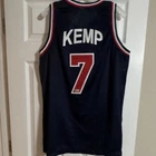 Shawn Kemp Signed Autographed  Custom USA Basketball Jersey XL Beckett Witnessed