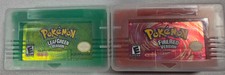 Nintendo Pok&eacute;mon GBA Lot: FireRed & LeafGreen Versions - 2 Game Cartridges