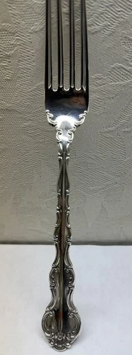 GORHAM STRASBOURG STERLING SILVER DINNER/PLACE FORK - 7.5”, No Monogram