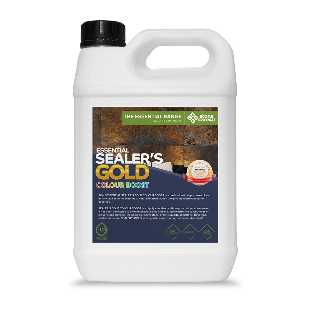  - Stonecare4USealers Gold Colour Boost (2.5L)Internal Floor And Tile SealerLong LastingColour Boost Natural Stone Sealer - Image 2