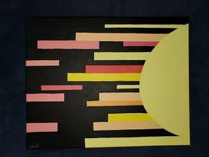 Abstract painting on canvas original