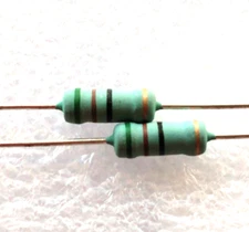 2 pcs 51 ohm 1W Wire Wound Power Resistor with flameproof coating KNP100J-73-51R