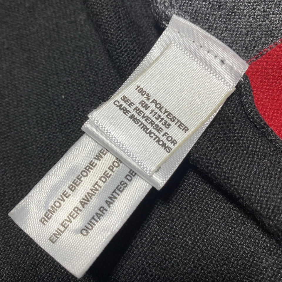 Chaqueta de Navidad Breckenridge para mujer talla XL suéter negro/rojo cremallera. O Foto 4 de 4