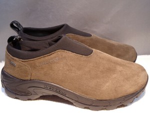 merrell slip on leather shoes