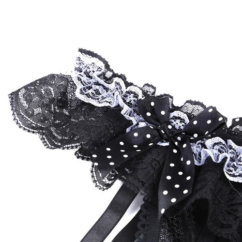 Sexy Damen Sissy Spitze Höschen Thong Durchsichtig Perlen G-String Unterwäsche - Bild 14 von 18