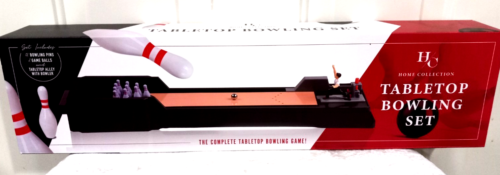 Home Collection Black Tabletop Bowling Set