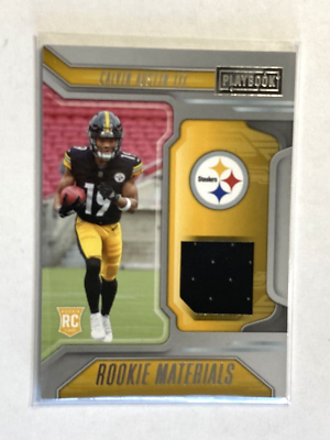 2022 Panini Playbook Calvin Austin III Rookie Materials Card #RM