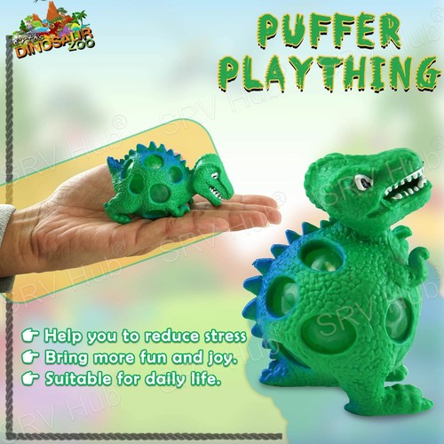 Banana Squeeze Stress Ball Stress Relief Animal Dinosaur Fidget Sensory Toys UK - Picture 18 of 79