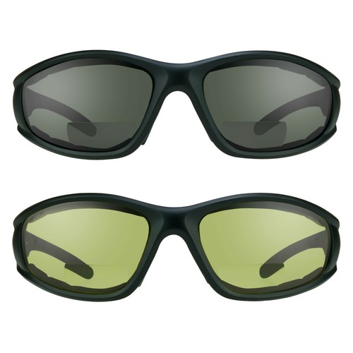 Lector de seguridad bifocal para motocicleta gafas de sol grandes acolchadas de espuma para hombre Z87+ ajuste ancho - Imagen 45 de 66