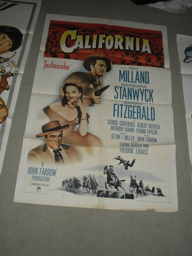 California R58 Original 1sh Movie Poster 