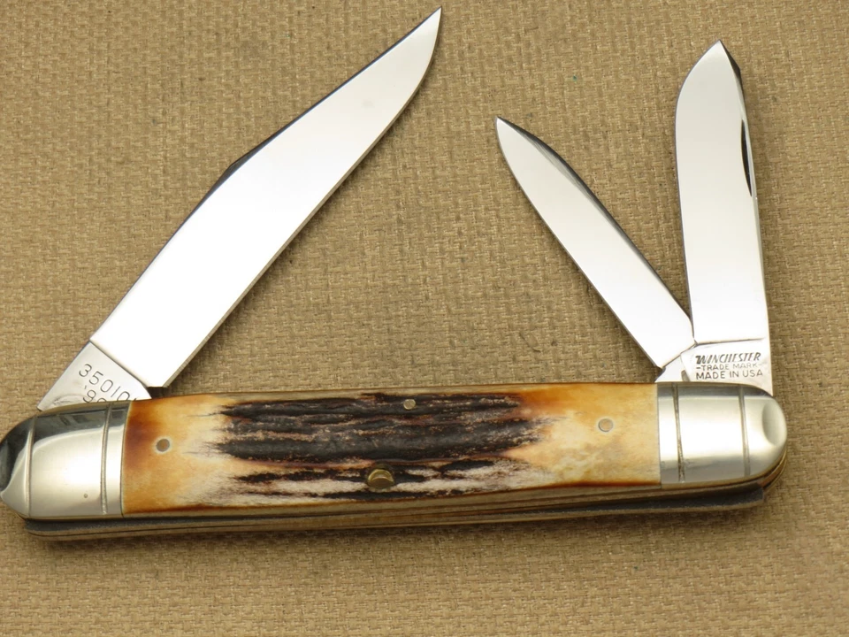 Winchester de Bluegrass/Queen 350101 1996 tabla de mangas Whittler ciervo asas NKCA Foto 3 de 4