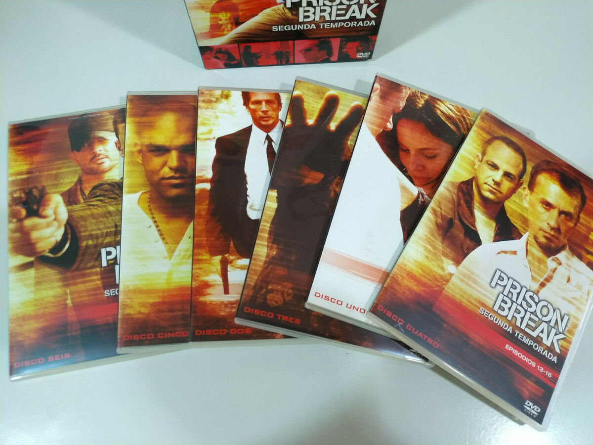 Prison Break Second Season 2 Complete - 6 X DVD Spanish English - 3t for  sale online