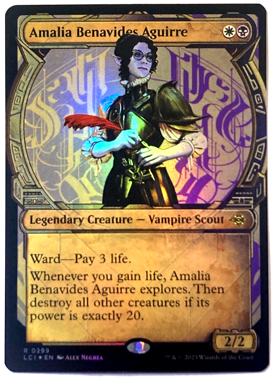 MTG Amalia Benavides Aguirre SHOWCASE FOIL The Lost Caverns of