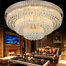 K9 Crystal Ceiling Fixture Light Pendant Lamp Chandelier Lighting 60/80cm