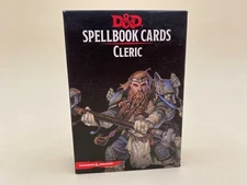 Gale Force Nine D&D Cleric Spellbook Cards Version 3 GF9 2017 Complete