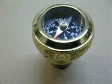 Antique Walking Cane compass Head Brass Handle for Stick Style