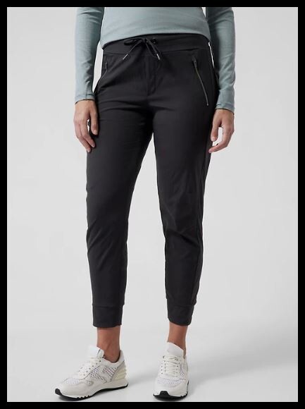 Athleta NWT Women's Trekkie North Jogger Size 10 Color Black - Main Image