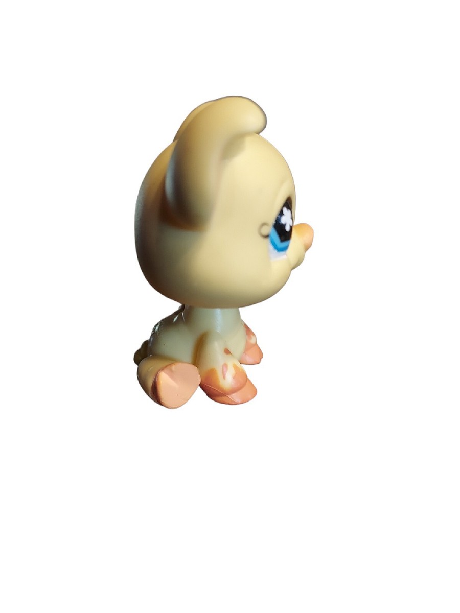 Littlest Pet Shop Yellow Pig Blue Sparkle Eyes 475 Piglet LPS | eBay