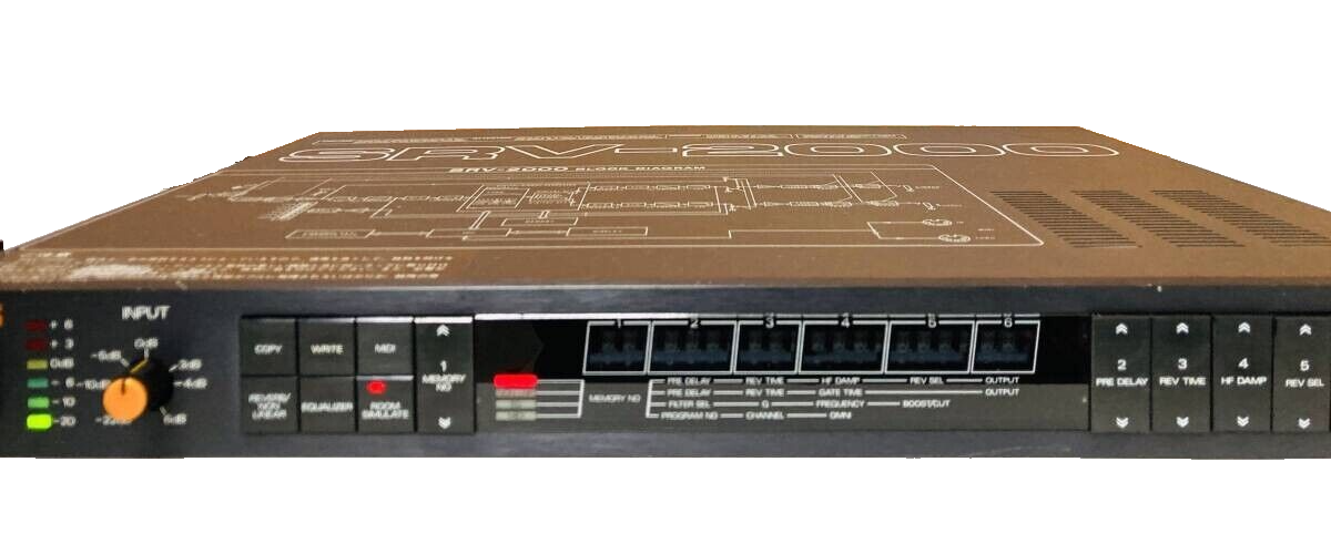 Roland SRV-2000 Digital Reverb Effect Rack Recording PA Equipment