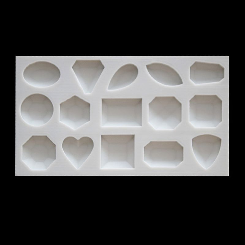 DIY UV Resin Cabochon Gemstone Pendant Jewelry Making Mold