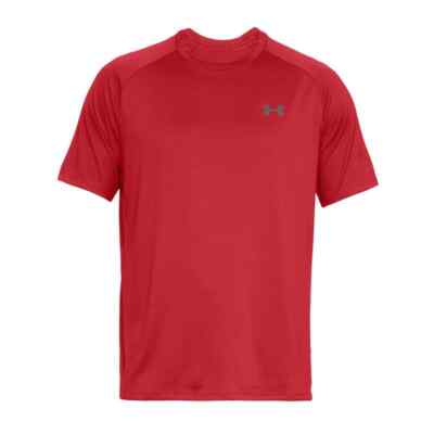 Under Armour Tech 2.0 Herren Rot T-shirt Alltag Freizeit Outdoor (1326413-600)