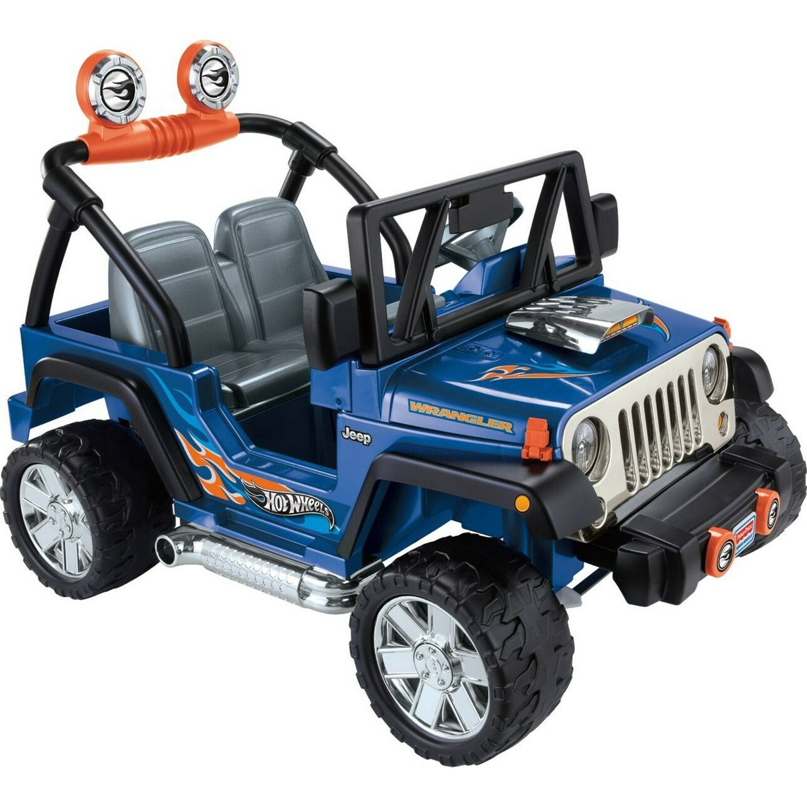 Hot Wheels Jeep Wrangler Ride-on - Blue (cbg61)