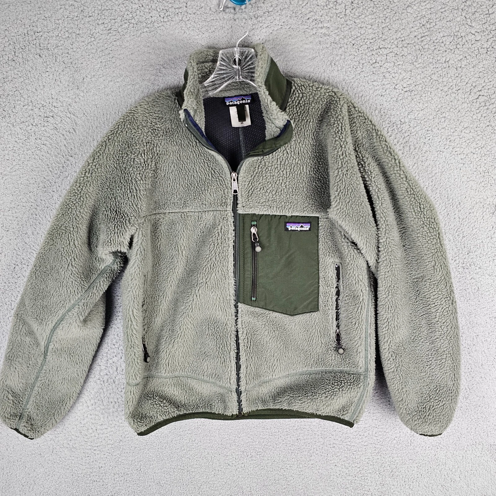 patagonia retro-x deep pile fleece full zip coat jacket