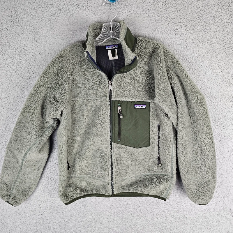 patagonia retro-x deep pile fleece full zip coat jacket