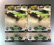 HOT WHEELS 2025 OFF ROAD CAR CULTURE  LOT OF 4 SUBARU BRAT GREEN FREE SHIPPING