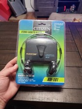 Citizen Stereo Cassette Player, AW-101, Belt clip, Bass Boost, TESTED  Works