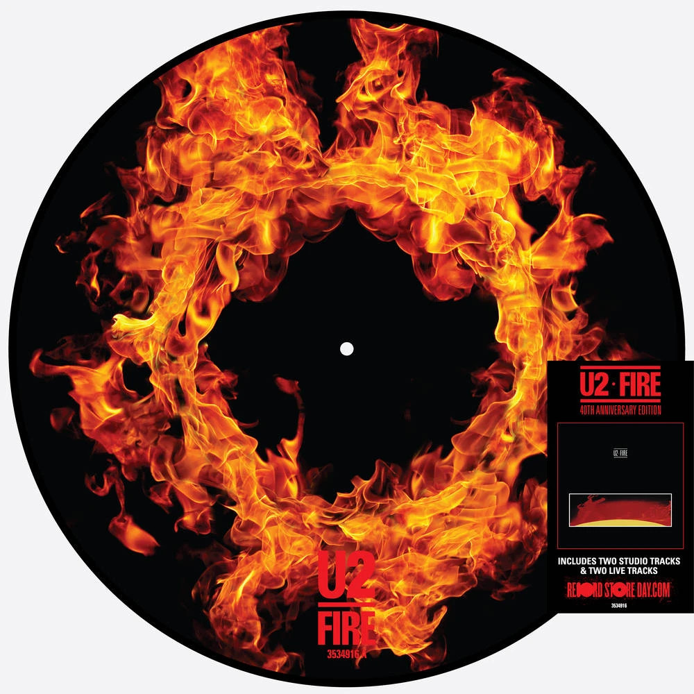U2 - Fire [40th Anniversary Picture Disc] - НОВЫЙ виниловый альбом в запечатанном виде
