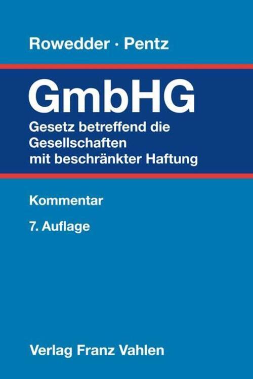 Thumbnail - Gesetz Betreffend Die Gesellschaften Mit Beschränkter Haftung |