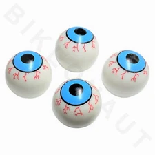 4PC Schrader Valve Cap Eyeball Design Bike Bicycle Car Motorcycle Truck