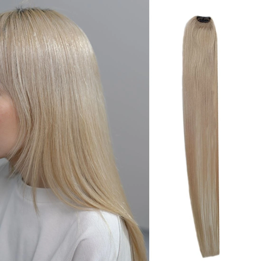 100 REMY HAIR EXTENSION ONE CLIP STRAND 22COLOR NO. HAIR STREAKS HIGHLIGHTS